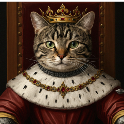 Gato rei medieval